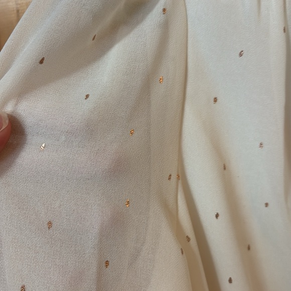 CeCe Cream Button-Up Blouse - Size Small - Picture 5 of 8